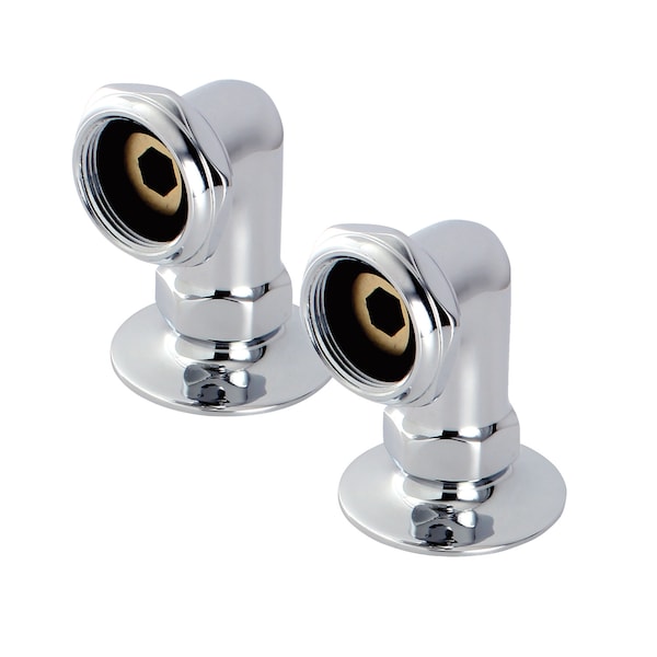 Aqua Vintage Vintage 2" Tub Faucet Riser, Polished Chrome AE2RS1 - main